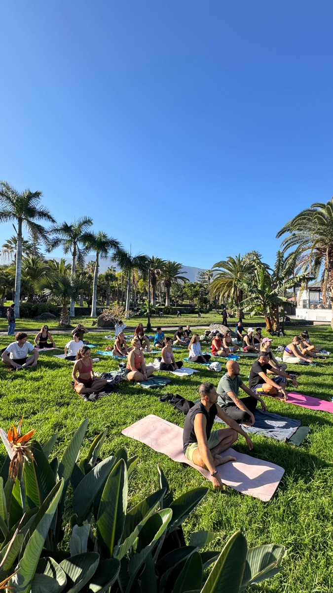 Sessione di mindfulness Tr3iners al parco